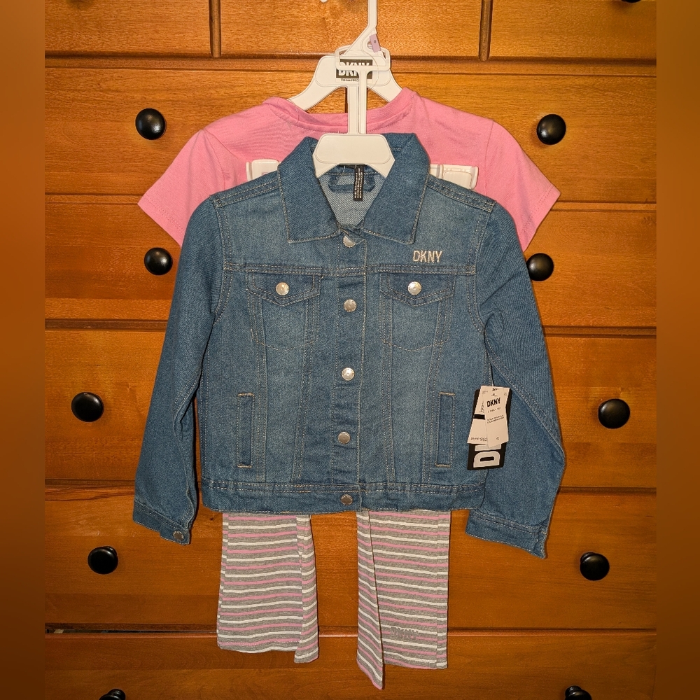 NWT DKNY 3 Piece Fashion Set - Girls Size 6 ***CLEARANCE***